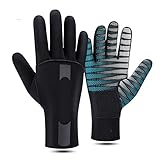 Tauchhandschuhe Neopren-Handschuhe Tauchen Neoprenanzug Handschuhe 3mm Flexible Thermische Schnorcheln Scuba Diving Spearfishing Cycling Gloves Men Zum Schnorcheln, Schwimmen, Gerätetauchen(Color:L-XL