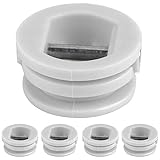 5 Stück 2,5 cm Surf Surfbrett Bein Leine Stecker Kajak Zubehör Ausrüstung (Weiß)