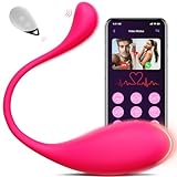 HIVEFUN Vibro Ei Sex Spielzeug für die Frau Paar Vibration für Frauen, APP Vibrator mit 9 Modi Erotisches Sexspielzeug Bullet-Vibratoren, Vibratorstarb Frauen Klitoris Dildo Sex Toys mit Fernsteuerung