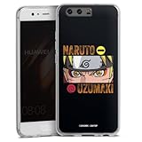 DeinDesign Silikon Hülle kompatibel mit Huawei P10 Case transparent Handyhülle Naruto Shippuden Offizielles Lizenzprodukt Manga