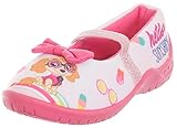 Brandsseller Mädchen Hausschuhe Ballerinas mit Motiven im Stil von Paw Patrol Pink/Rosa 25/26