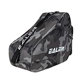 EALER Robuste Tragetasche für Eishockey-Skate, Verstellbarer Schultergurt, Camouflage-Asche