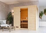 CHILLROI Innensauna Dorika inkl. Saunaofen 3,6kW integr. Steuerung Saunakabine