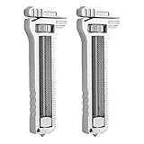 Kompaktes Titan-Multitool, tragbarer Mini-Multitool-Schraubenschlüssel mit Flaschenöffner & Nagelabzieher, leichtes verstellbares EDC-Taschenwerkzeug für Camping, Wandern (2)