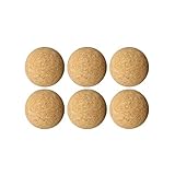 Ulapithi Tischfussball Kickerbälle Ball 36 mm sehr leise Naturkork Kork Kicker Bälle Tischfussball, Kicker Ball, Tischfussball-Bälle