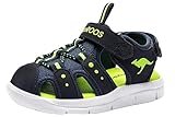 KangaROOS Unisex Kinder K-mini Sandalen, Dark Navy Lime 4054, 25 EU