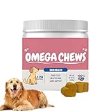 Nahrungsergänzungsmittel für Haut und Hund, Gelenkergänzung, 120 Stück, Nahrungsergänzungsmittel für feuchtigkeitsspendende Haut und Gesundheit des