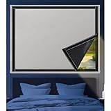 Dachfenster Rollo Ohne Bohren 70 x 130 cm, Verdunklungsrollo Thermo Und Hitzeschutz Ohne Bohren Verdunklungsrollo Sonnenschutz Rollo, mit Klettband für Fenster Türen, Grau