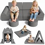 MAMIZO Spielsofa Cord, Kindersofa-Bausteine, 15-Teiliges Modulare Kinderspielcouch, Spielsofa für Kinder, Kindercouch Aufklappen Oeko-TEX, kreatives Spielen für Kuschelecke im Kinderzimmer