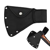 Axt Heád Cover | Campingaxt Abdeckung | Dicke Nylon Camping Axt Scheide | Dicke Camping Axt Scheide mit Metallschnalle | Taille hängbar Universell für Arbeiten im Freien