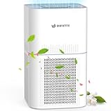 DAYETTE HEPA Luftreiniger Allergiker mit Luftqualitätssensor, Timer, Automodus, CADR 300m³/h für 120㎡ Große Räume, 22dB Air Purifier für Wohnung Raucherzimmer, Gegen 99.7% Schimmel Staub Tierhaare