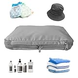 Kompressoren für Reisen, Schrank-Organizer für Kleidung | wasserdichte Taschen mit Platz sparend und doppelseitig für Reisen, Umzug, Gepäck, Kleidung und Kreuzfahrten