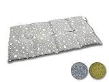 TERMOSAK Wärmekissen mit grünem Soja und Lavendel 55x30, körnerkissen Mikrowellen/Gefrierschrank, heizkissen Wärme/Kälte, sehr langlebig. (04 - Sterne, 55x30)