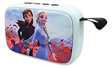 Lexibook Disney Die Eiskönigin - Tragbarer Bluetooth-Lautsprecher, Kabelloser, USB, TF-Karte, Akku, Blau/lila, BT018FZ