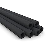 Ampel 24 6er Set Ersatz Stangenschutz für Gartentrampolin Netzpfosten, Schaumstoffrolle dunkelgrau, Schaumrollen ausreichend für 3 Trampolin Pfosten