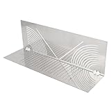 Spacnana Einstellbare Lineare Bogen-Doppelzweck-Anreißnadel, Edelstahl-Winkelbogen-Markierungswerkzeug, Präzisionsmessung für Metallbearbeitungsprojekte (S)