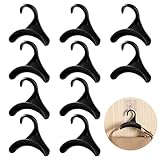 10 Stück Handtasche Kleiderbügel Haken Schrank, Handtaschen Halter Kleiderschrank PP Handtaschenhaken, Lagerung Handtasche Haken, Taschenaufhänger für hängende Rucksäcke Schulranzen Schal Gürtel
