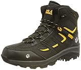 Jack Wolfskin Unisex Kinder Vojo Texapore Mid K Outdoorschuhe, Black Burly Yellow, 40 EU