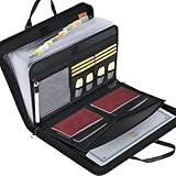 Akten Organizer - Tragbarer Dokumenten Organizer | Feuerfeste Aktenmappe Für Haushalt, Büro, Reise Und Arbeitsplatz