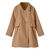 TDEOK Kleinkind Winter Winddichte Mantel Jacke Warme Oberbekleidung Jacke Kinder Jungs (Coffee, 4-5 Years)