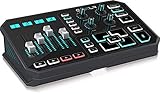 TC Helicon GoXLR Revolutionäre Online-Broadcaster-Plattform mit 4-Kanal-Mischpult, motorisierten Fadern, Soundboard und Vocal-Effekten