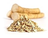 Meerrettichflocken (500 g) | Dehydrated Horseradish | Schonend getrockneter Meerrettich | Für Soßen oder als Einzelfuttermittel für Pferde | 100% pflanzlich und frei von Zusatzstoffen
