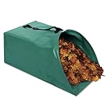 Wiederverwendbare Gartensäcke, Kehrschaufel für Blätter, faltbarer Abfallsack, Laubsammler für Außenabfall, Blätter, Grasschnitt, Gartenabfall (200 l), 1 Stück
