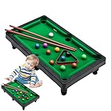 Tragbarer Kinder-Billardtisch, Mini-Poolspiel, Indoor-Desktop-Spielzeug, lustiges Spielset für und Mädchen, Raum, Unterhaltung, kompakter Tisch, Zubehör im Lieferumfang enthalten, Gesch