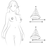 Nippelklemme für Frauen Nippelklemmen für Frau Spiralförmige Brustwarzenklemmen Federbelastete Nipple Clamps mit Zugfunktion Nippel Sexspielzeug für Frauen 2er Set Folter Sex Extrem Sklaven Werkzeug