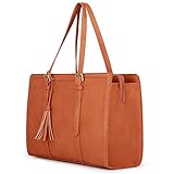 ECOSUSI Laptoptasche 15,6 Zoll Aktentasche Damen handtasche damen Groß Handtasche Business Arbeitstasche Bürotasche Damen Notebooktasche Shopper damen groß