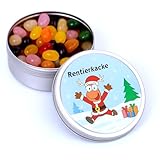 Rentierkacke aus der Dose Jelly Beans Nervennahrung Geschenk zur Entspannung Spaßgeschenk Wichteln Wichtelgeschenk Jelly Beans