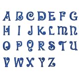 POPETPOP 26 Stück Gestickte Buchstaben Aufnäher Langlebige Selbstgemacht Buchstaben Patches aus Hautfreundlichem Material Geeignet für Kleidung Jeans Taschen und Bastelprojekte