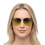 Generico Nachtsichtbrille während der Fahrt | Schutz für gelbe polarisierte Brillen – für Autofahrer und Damen – für die Sonne, zu Hause und auf Reisen