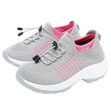 Orthopädische Sneaker, Schuhe für Damen, bequem, orthopädisch, orthopädische Schuhe, Netzstoff, atmungsaktiv, bequem, Walking, Ortho, leger, athletischer Stiefel, orthopädische Schuhe, Stretch-Kissen