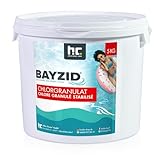 Höfer Chemie Chlorgranulat für Pool 5kg - 56% Aktivchlorgehalt zur Schnellen Anhebung des Chlorgehaltes - Bekämpft Keime & Bakterien - Leicht Löslich Schwimmbad