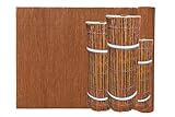 Ogrodzenia Wiklinowe Weidenmatte 40 x 300 cm Sichtschutz Pflanzenschutz Rasenkante Beetumrandung Weidenzaun Beeteinfassung Sichtschutz Garten Windschutz & Sonnenschutz Schattenspender