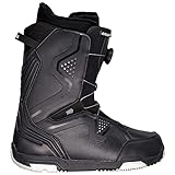 Airtracks Herren Snowboard Boots Strong ATOP Snowboardschuhe - QL Snowboardboots - Schwarz - 46