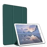 Figair Hülle für iPad Mini 4 (2015 Modell), Weicher TPU Rückseite Ultradünn Leicht Smart Schutzhülle, Auto Schlafen/Wecken Hülle für iPad Mini 4. Generation A1538/A1550, Dunkelgrün