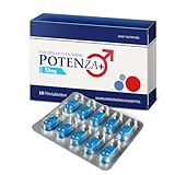 POTENZA® für Herren Original – Extra stark für Männer Sofortwirkung – Hochdosierte blaue Tabletten – Unterstützung für den abenteuerlustigen Mann - Hochwertige Inhaltsstoffe mit Maca und Muira Puama