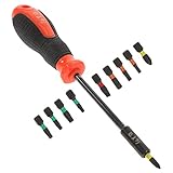 Hemobllo 1 Satz 10 in 1 Schrauben dreher Multi-Schraubendreher werkzeug-set elektriker schraubendreher schraubendreher-sets Schlitz-Kreuzschraubendreher tragbarer Schraubendreher Stahl