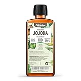 Jojobaöl Bio 250 ml - 100% Bio, Rein, Natürlich & Kaltgepresst, Haare und Nägel, Gesichtsöl und Körperöl, Vegan & Hexanfrei