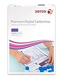 Xerox 003R99108 Premium Digital Selbstdurchschreibepapier, 3 fach-Satz, vorsortiert Pack mit 501 Blatt, weiß/gelb/rosa