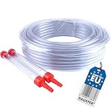 BAUSTER® Schlauchwasserwaage mit zwei Messröhrchen, Nivelliergerät 10-25m aus hochwertigem Kunststoff es hat bruchsichere Trichter mit Millimeter-Skala, erleichtert die Nivellierung der Punkte (20 m)