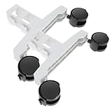 Mobestech 2 Stück Infrarotheizung Standfüße aus Nylon und Eisen Stabile Drehbare Halterung mit Hoher Tragkraft Einfach zu Montieren für Elektroheizgeräte Geeignet