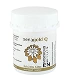 Senagold Schüßler Salze Nr. 2-3-5-7 D6 EN-Mischung – Energie Plus Kur Tabletten – 400 Stück | Vier Salze in einer Tablette: Nr. 3 Salz des Immunsystems & Nr. 5 Salz der Nerven und Psyche + Nr. 2 & 7