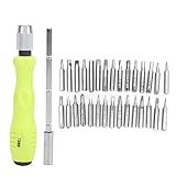 Brillen Schrauben Dreher, 32 in 1 Mini-Schrauben Dreher-Set, Glas-Schrauben Zieher, Präzisions-Reparatur-Werkzeugs Atz für Brillen, Uhr, Telefone, Laptop, Computer