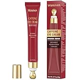 Wansiven Koffein Augencreme, Anti Aging Augen creme, Feuchtigkeitsspendendes Anti-Falten Augenserum mit Niacinamid, Hyaluronsäure und Koffein für Augenpflege Männer und Frauen, 20 g