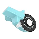 3D-geprägter Etikettendrucker, einfach zu bedienen, Präge-Etikettiermaschine, Mini-Handgerät, tragbar, mit 2 Rollen Klebebändern für Zuhause (Himmelblau)