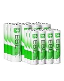 EBL AA AAA Akku Pack 24 Stück - AA 2800mAh 12 Stück mit AAA 1100mAh 12 Stück, 1,2V NI-MH wiederaufladbare Batterien