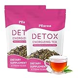 Detox Tee zum Abnehmen – 56 Tage Detox Tea for Weight Loss, Natürliche Kräutermischung für sanfte Entgiftung & Gewichtsreduktion – Unterstützt Verdauung & Stoffwechsel, Vegan & ohne Zusatzstoffe